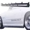 ModeloDrive FRP ODUL Side Skirt Splitters > Mazda RX-7 (FC3S) 1986-1992 - Image 1