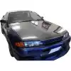 ModeloDrive Carbon Fiber OER GTR Hood Brow Accent > Nissan Skyline R32 1990-1994 - Image 18