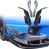 ModeloDrive Carbon Fiber BORD Front Bumper Canards 4pc > Nissan Skyline R33 GTR 1995-1998 - Image 1