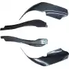 ModeloDrive Carbon Fiber BORD Front Bumper Canards 4pc > Nissan Skyline R33 GTR 1995-1998 - Image 5