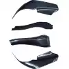 ModeloDrive Carbon Fiber BORD Front Bumper Canards 4pc > Nissan Skyline R33 GTR 1995-1998 - Image 6