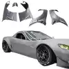 ModeloDrive Carbon Fiber GT3-XL Wide Body Fender Set 6pc > Chevrolet Corvette C6 2005-2013 - Image 2