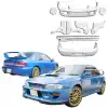 ModeloDrive FRP LS WRC 00 Wide Body Kit 11pc > Subaru Impreza (GC8) 1993-2001 > 2dr Coupe - Image 6