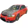 ModeloDrive Carbon Fiber VOLT Hood > Mitsubishi Evolution EVO8 EVO9 2003-2006 - Image 2