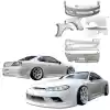 ModeloDrive FRP VERT EDG Wide Body Kit 8pc > Nissan Silvia S15 1999-2002 - Image 4