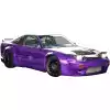 ModeloDrive Carbon Fiber DMA D1 Hood > Nissan 240SX 1989-1994 - Image 2