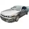 ModeloDrive FRP GTR Style Wide Body 50mm Fenders (rear) 3pc > Nissan Skyline R34 GTT 1999-2004 > 2dr Coupe - Image 23