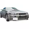 ModeloDrive FRP GTR Style Wide Body 50mm Fenders (rear) 3pc > Nissan Skyline R34 GTT 1999-2004 > 2dr Coupe - Image 25