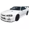 ModeloDrive FRP DLUC Wide Body Fenders (front) 2pc > Nissan Skyline R34 GTR 1999-2004 - Image 23