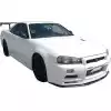 ModeloDrive FRP DLUC Wide Body Fenders (front) 2pc > Nissan Skyline R34 GTR 1999-2004 - Image 26