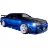 ModeloDrive FRP DLUC Wide Body Fenders (front) 2pc > Nissan Skyline R34 GTR 1999-2004 - Image 13