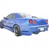 ModeloDrive FRP BSPO Wide Body 20mm Fenders (front) 2pc > Nissan Skyline R34 GTR 1999-2004 - Image 22