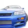 ModeloDrive FRP BSPO Wide Body 20mm Fenders (front) 2pc > Nissan Skyline R34 GTR 1999-2004 - Image 26