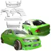 ModeloDrive FRP BSPO Wide Body Kit 12pc > Lexus IS300 2000-2005> 4dr - Image 1