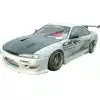 ModeloDrive Carbon Fiber MSPO Hood > Nissan 240SX S14 (Kouki) 1997-1998 - Image 2