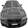 ModeloDrive Carbon Fiber NISM N1 Hood > Nissan Skyline R34 GTR 1999-2004 - Image 10