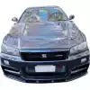 ModeloDrive Carbon Fiber NISM N1 Hood > Nissan Skyline R34 GTR 1999-2004 - Image 15