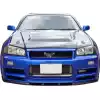 ModeloDrive Carbon Fiber NISM N1 Hood > Nissan Skyline R34 GTR 1999-2004 - Image 3