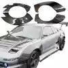 ModeloDrive Carbon Fiber TKYO Wide Body Flares Set > Toyota MR2 (SW20) 1991-1995 - Image 2