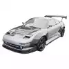 ModeloDrive Carbon Fiber TKYO Wide Body Flares Set > Toyota MR2 (SW20) 1991-1995 - Image 3