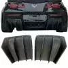 ModeloDrive FRP Dual Diffusers 2pc > Chevrolet Corvette C7 2014-2019 - Image 1