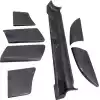 ModeloDrive FRP TART Accessories Rear Fins Diffuser > Porsche 911 (996) 1999-2004 - Image 1