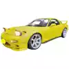 ModeloDrive Carbon Fiber FEE Lower Side Splitters > Mazda RX-7 (FD3S) 1993-1997 - Image 6