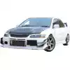 ModeloDrive Carbon Fiber VOLT Triangle Bumper Trim > Mitsubishi Evolution EVO8 EVO9 2003-2006 - Image 12