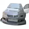 ModeloDrive Carbon Fiber VOLT Race Clam Shell (front) > Mitsubishi Evolution EVO8 EVO9 2003-2006 - Image 3