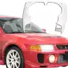 ModeloDrive FRP EVO5 Wide Body Fenders (front) > Mitsubishi Evolution EVO5 EVO6 1998-2001 - Image 1