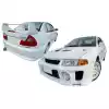 ModeloDrive FRP EVO5 Wide Body Kit w Hood > Mitsubishi Evolution EVO5 EVO6 1998-2001 - Image 2