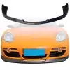 ModeloDrive Carbon Fiber TART Front Lip Valance > Porsche Cayman (987) 2006-2008 - Image 1