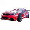 ModeloDrive FRP LBPE Wide Body Fenders (front) 4pc > BMW 4-Series F32 2014-2020 > 2dr Coupe - Image 2