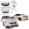 ModeloDrive FRP LBPE Wide Body Kit w Wing > BMW 4-Series F32 2014-2020 > 2dr Coupe - Image 2