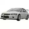 ModeloDrive FRP VAR V2 Front Bumper /w Lip > Mitsubishi Evolution EVO8 EVO9 2003-2006 - Image 8