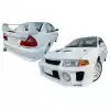 ModeloDrive FRP EVO5 Wide Body Kit w Hood w Wing > Mitsubishi Evolution EVO5 EVO6 1998-2001 - Image 2