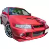 ModeloDrive FRP EVO6 Wide Body Front Bumper > Mitsubishi Evolution EVO5 EVO6 1998-2001 - Image 1