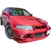 ModeloDrive FRP EVO6 Wide Body Front Bumper > Mitsubishi Evolution EVO5 EVO6 1998-2001 - Image 2