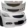 ModeloDrive FRP GALX Front Bumper > Toyota Yaris 2007-2011 > 4dr Sedan - Image 7