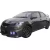 ModeloDrive FRP GALX Side Skirts > Toyota Yaris 2007-2011 > 4dr Sedan - Image 2