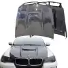 ModeloDrive Carbon Fiber HAMA Hood > BMW X6 E71 2008-2014 - Image 1