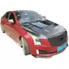 ModeloDrive Carbon Fiber ACON Vented Hood > Cadillac ATS 2012-2019 - Image 2