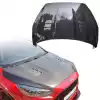 ModeloDrive Carbon Fiber KR Vented Hood > Ford Focus 2015-2018 - Image 1