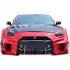 ModeloDrive FRP LBPE SE Wide Body Front Splitter > Nissan GT-R GTR R35 2009-2016 - Image 2