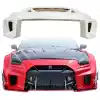 ModeloDrive FRP LBPE SE Wide Body Front Bumper w Canards > Nissan GT-R GTR R35 2009-2016 - Image 1