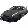 ModeloDrive FRP LBPE SE Wide Body Front Bumper w Canards > Nissan GT-R GTR R35 2009-2016 - Image 14