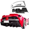 ModeloDrive Partial Carbon Fiber MDES Rear Bumper w Diffuser > Ferrari 488 GTB F142M 2016-2019 - Image 4