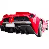 ModeloDrive Partial Carbon Fiber MDES Rear Bumper w Diffuser > Ferrari 488 GTB F142M 2016-2019 - Image 5