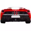 ModeloDrive Partial Carbon Fiber MDES Rear Bumper w Diffuser > Ferrari 488 GTB F142M 2016-2019 - Image 8