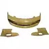 ModeloDrive FRP TART Front Bumper 3pc > Porsche Boxster 987 2005-2008 - Image 4